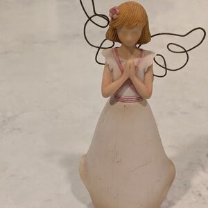 Willow Tree Angel Figurine - Pink and White